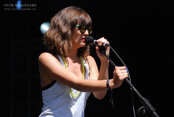 Dragonette at The Virgin Festival, Toronto.