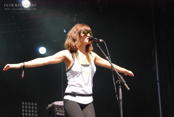 Dragonette at The Virgin Festival, Toronto.