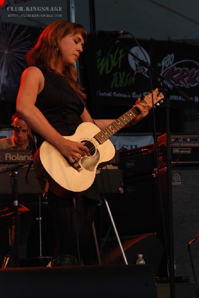 Serena Ryder at the Peterborugh Summer Festival of Lights