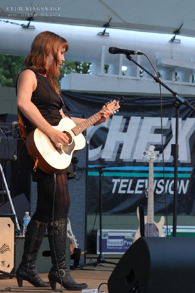 Serena Ryder at the Peterborugh Summer Festival of Lights