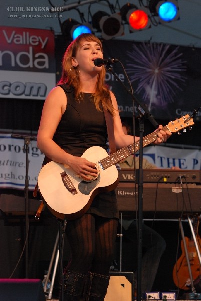 Serena Ryder at the Peterborugh Summer Festival of Lights