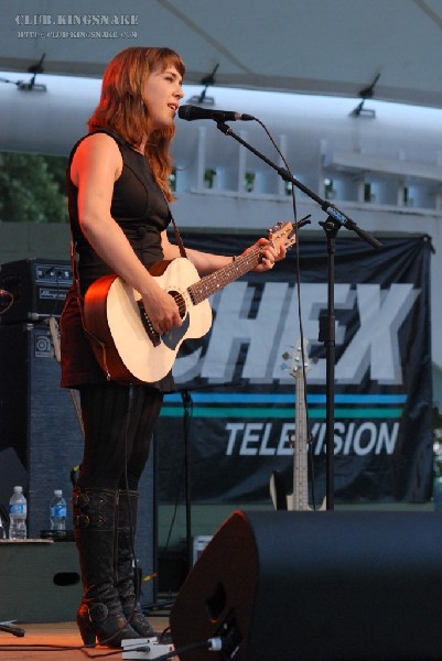 Serena Ryder at the Peterborugh Summer Festival of Lights