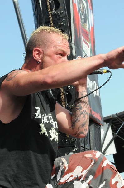 Five Finger Death Punch at the Mayhem Festival Verizon Wireless Amphitheate
