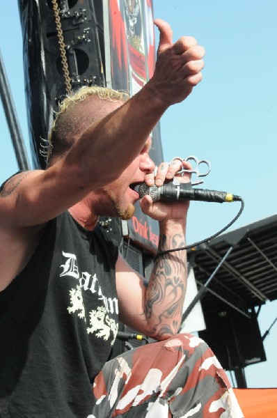Five Finger Death Punch at the Mayhem Festival Verizon Wireless Amphitheate