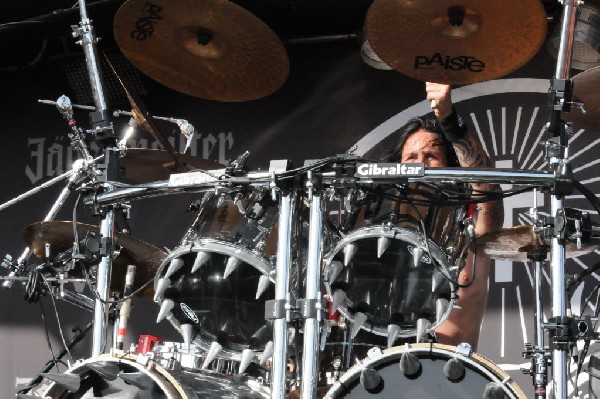 Five Finger Death Punch at the Mayhem Festival Verizon Wireless Amphitheate