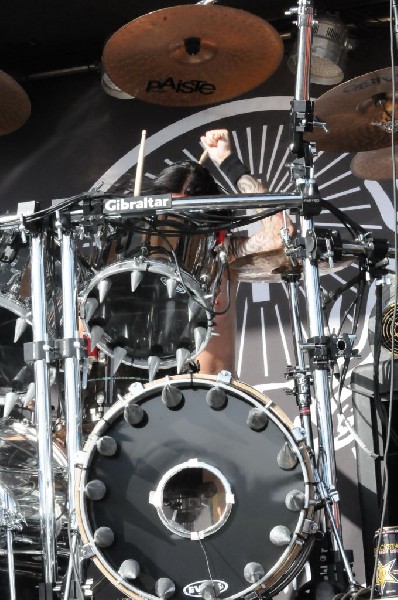 Five Finger Death Punch at the Mayhem Festival Verizon Wireless Amphitheate