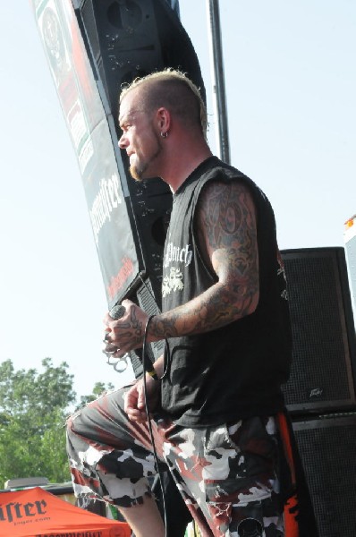 Five Finger Death Punch at the Mayhem Festival Verizon Wireless Amphitheate