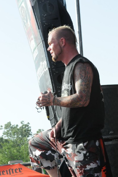 Five Finger Death Punch at the Mayhem Festival Verizon Wireless Amphitheate