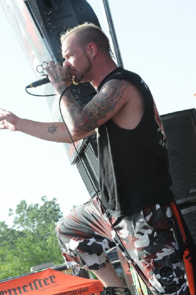 Five Finger Death Punch at the Mayhem Festival Verizon Wireless Amphitheate