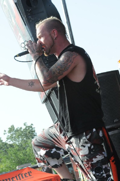 Five Finger Death Punch at the Mayhem Festival Verizon Wireless Amphitheate