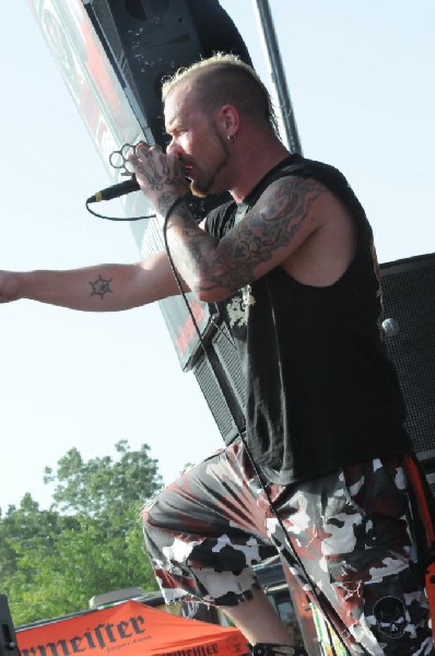 Five Finger Death Punch at the Mayhem Festival Verizon Wireless Amphitheate