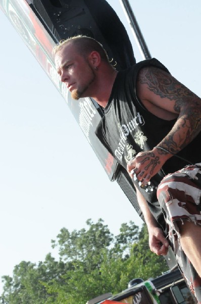 Five Finger Death Punch at the Mayhem Festival Verizon Wireless Amphitheate