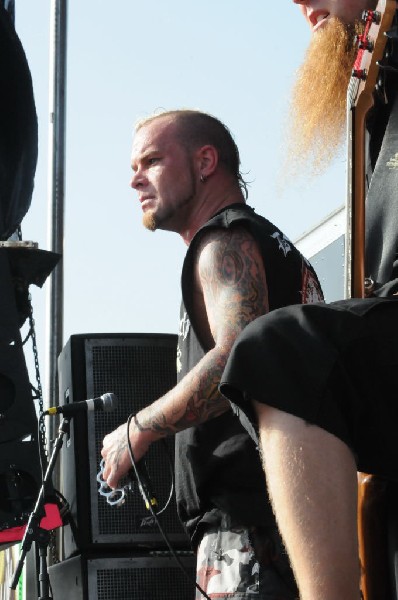 Five Finger Death Punch at the Mayhem Festival Verizon Wireless Amphitheate
