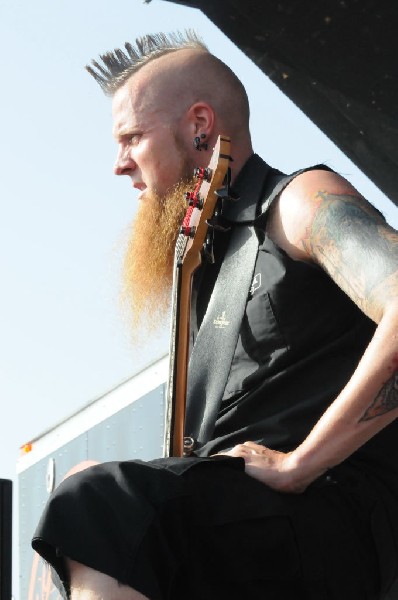 Five Finger Death Punch at the Mayhem Festival Verizon Wireless Amphitheate