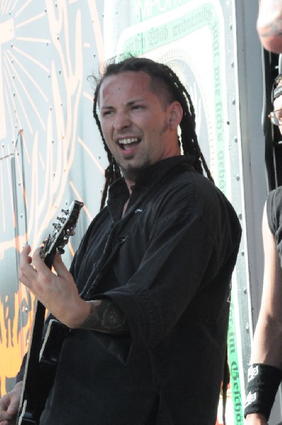 Five Finger Death Punch at the Mayhem Festival Verizon Wireless Amphitheate