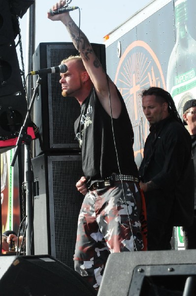 Five Finger Death Punch at the Mayhem Festival Verizon Wireless Amphitheate