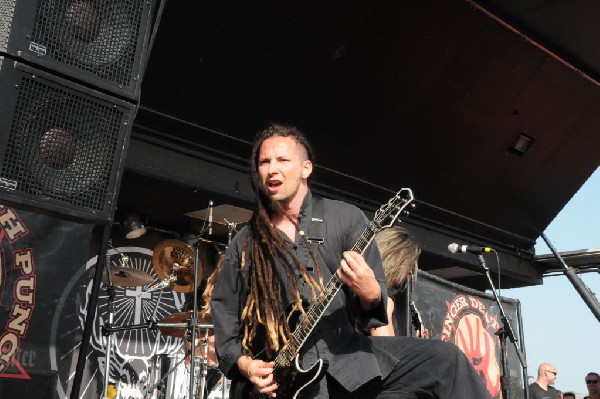 Five Finger Death Punch at the Mayhem Festival Verizon Wireless Amphitheate