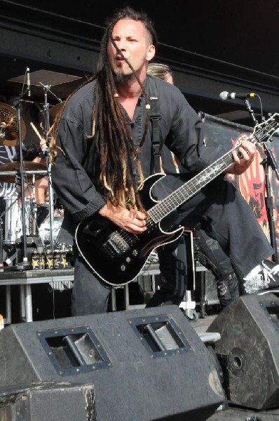 Five Finger Death Punch at the Mayhem Festival Verizon Wireless Amphitheate