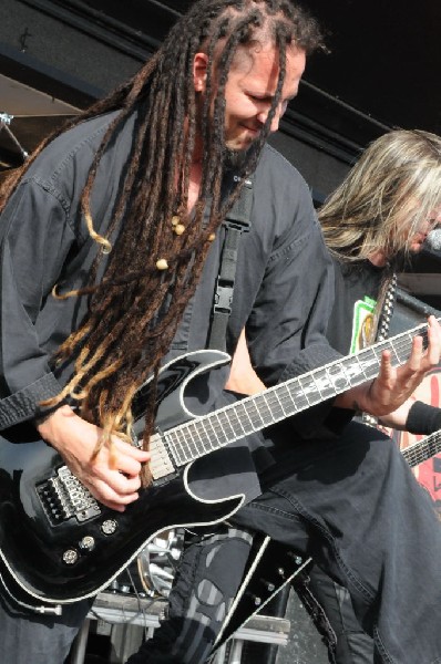 Five Finger Death Punch at the Mayhem Festival Verizon Wireless Amphitheate