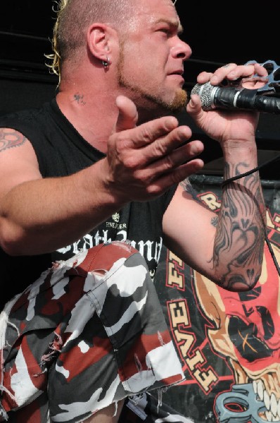 Five Finger Death Punch at the Mayhem Festival Verizon Wireless Amphitheate
