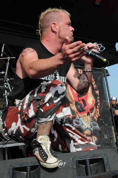 Five Finger Death Punch at the Mayhem Festival Verizon Wireless Amphitheate