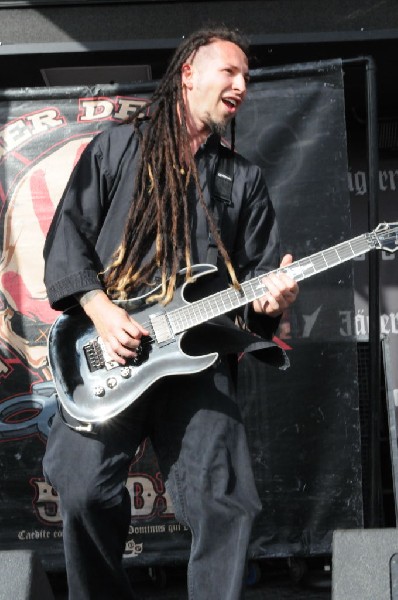 Five Finger Death Punch at the Mayhem Festival Verizon Wireless Amphitheate