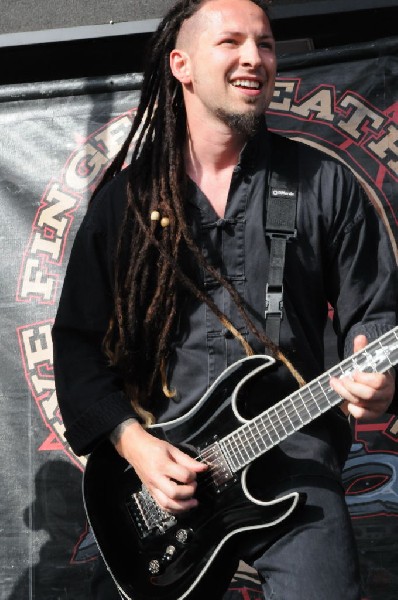 Five Finger Death Punch at the Mayhem Festival Verizon Wireless Amphitheate