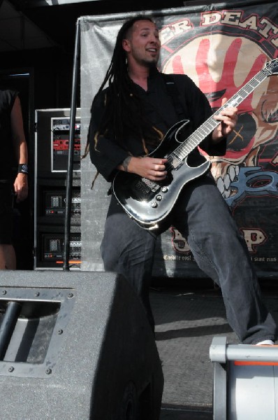 Five Finger Death Punch at the Mayhem Festival Verizon Wireless Amphitheate