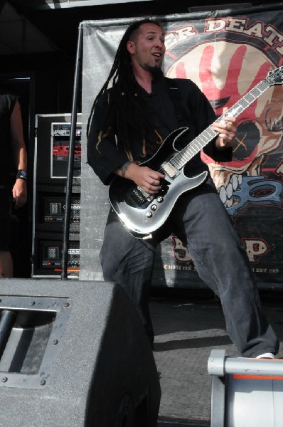 Five Finger Death Punch at the Mayhem Festival Verizon Wireless Amphitheate