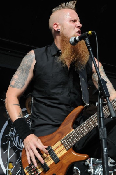 Five Finger Death Punch at the Mayhem Festival Verizon Wireless Amphitheate