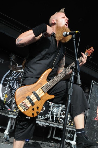 Five Finger Death Punch at the Mayhem Festival Verizon Wireless Amphitheate