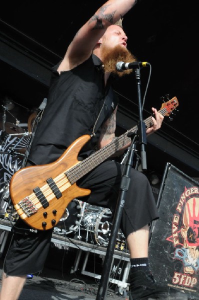 Five Finger Death Punch at the Mayhem Festival Verizon Wireless Amphitheate