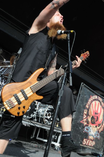 Five Finger Death Punch at the Mayhem Festival Verizon Wireless Amphitheate