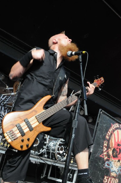Five Finger Death Punch at the Mayhem Festival Verizon Wireless Amphitheate