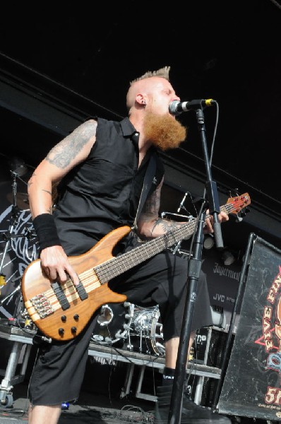 Five Finger Death Punch at the Mayhem Festival Verizon Wireless Amphitheate