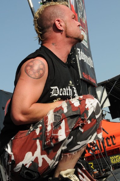 Five Finger Death Punch at the Mayhem Festival Verizon Wireless Amphitheate