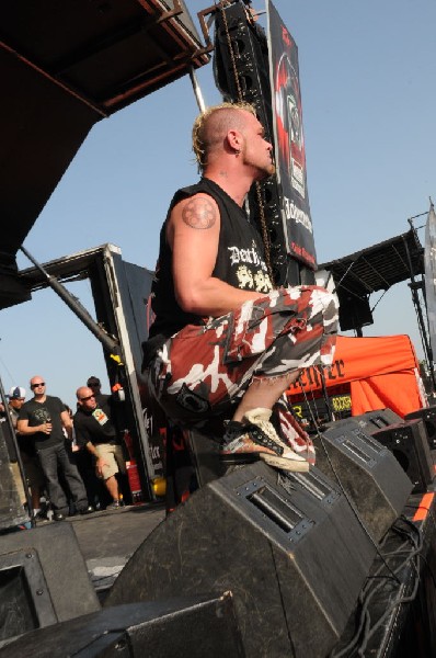 Five Finger Death Punch at the Mayhem Festival Verizon Wireless Amphitheate