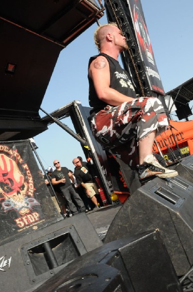 Five Finger Death Punch at the Mayhem Festival Verizon Wireless Amphitheate