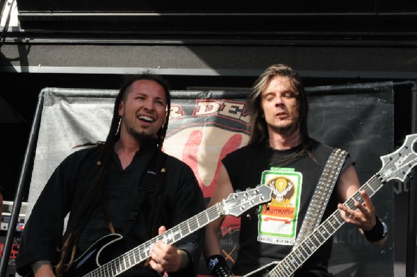 Five Finger Death Punch at the Mayhem Festival Verizon Wireless Amphitheate