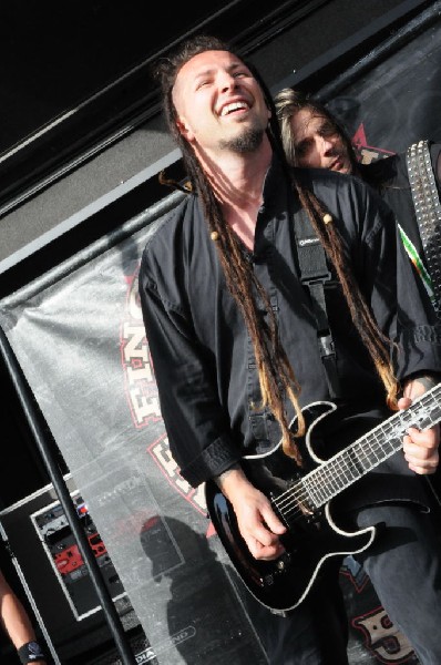 Five Finger Death Punch at the Mayhem Festival Verizon Wireless Amphitheate