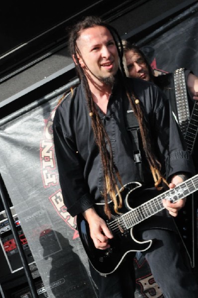 Five Finger Death Punch at the Mayhem Festival Verizon Wireless Amphitheate