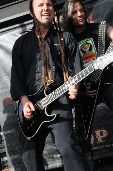 Five Finger Death Punch at the Mayhem Festival Verizon Wireless Amphitheate