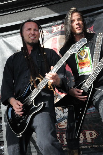 Five Finger Death Punch at the Mayhem Festival Verizon Wireless Amphitheate