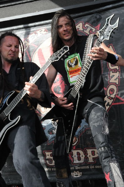 Five Finger Death Punch at the Mayhem Festival Verizon Wireless Amphitheate