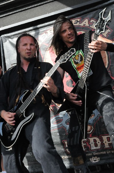 Five Finger Death Punch at the Mayhem Festival Verizon Wireless Amphitheate