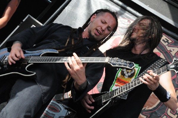 Five Finger Death Punch at the Mayhem Festival Verizon Wireless Amphitheate