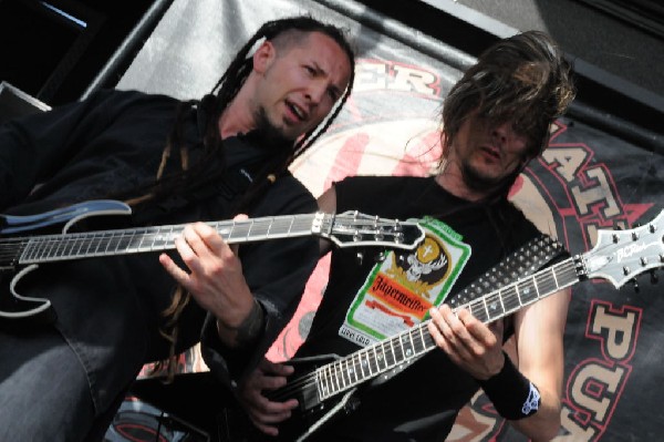 Five Finger Death Punch at the Mayhem Festival Verizon Wireless Amphitheate