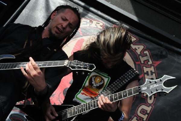 Five Finger Death Punch at the Mayhem Festival Verizon Wireless Amphitheate