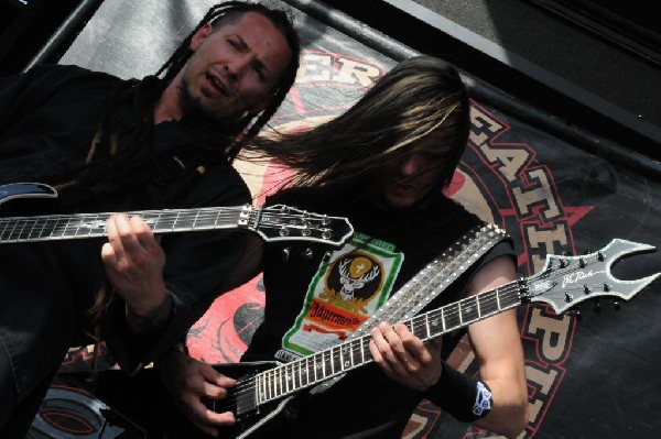 Five Finger Death Punch at the Mayhem Festival Verizon Wireless Amphitheate