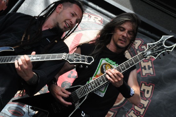 Five Finger Death Punch at the Mayhem Festival Verizon Wireless Amphitheate